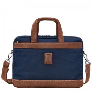 Longchamp Boxford L Briefcase Azules | YP1657489