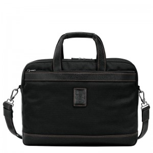 Longchamp Boxford L Briefcase Negras | ER0795836