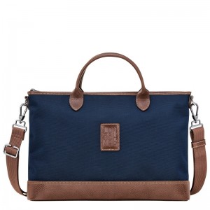 Longchamp Boxford S Briefcase Azules | WE4073625