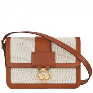 Longchamp Box-trot M Crossbody Bag Cognac | IJ5198734