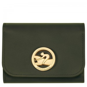 Longchamp Box-trot Wallet Kaki | DW9841205