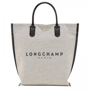 Longchamp Essential M Tote Bag Ecru | GD5817342