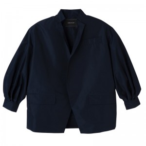 Longchamp Kimono Jacket Azul Marino | YA0231694