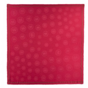 Longchamp La Médaille Longchamp Shawl Magenta | VY8365149