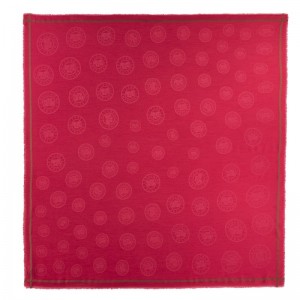 Longchamp La Médaille Longchamp Shawl Magenta | GN6970485