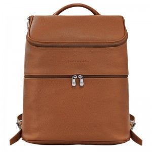 Longchamp Le Foulonné Backpack Caramel | ZA3267410