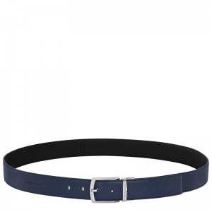 Longchamp Le Foulonné Belt Azul Marino Negras | JQ1704569