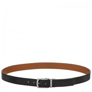 Longchamp Le Foulonné Belt Negras | YE6943105