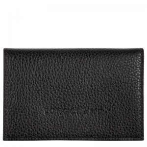 Longchamp Le Foulonné Card Holder Negras | VD1075628