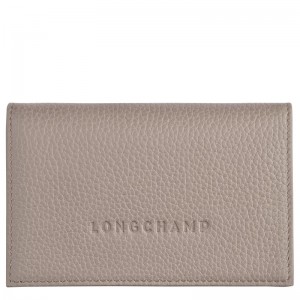 Longchamp Le Foulonné Card Holder Turtledove | SA5281430