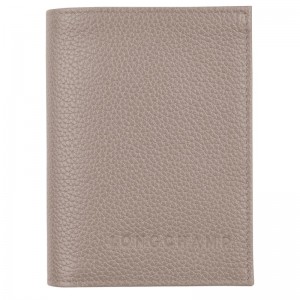 Longchamp Le Foulonné Card Holder Turtledove | DT5201834