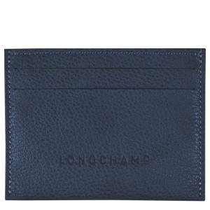 Longchamp Le Foulonné Cardholder Azul Marino | EL6179420