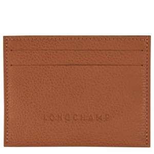 Longchamp Le Foulonné Cardholder Caramel | HZ4891506