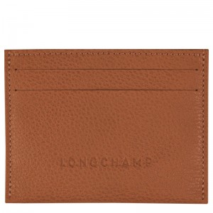 Longchamp Le Foulonné Cardholder Caramel | TH1794683