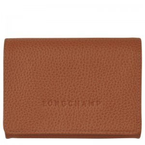 Longchamp Le Foulonné Coin Purse Caramel | WL5639802