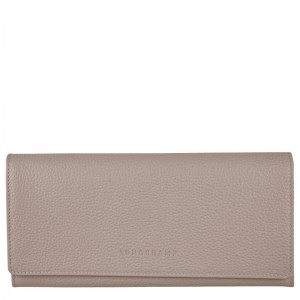 Longchamp Le Foulonné Continental Wallet Turtledove | CW6174095