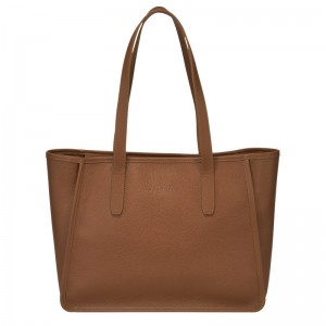 Longchamp Le Foulonné L Tote Bag Caramel | VP2085976