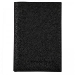 Longchamp Le Foulonné Passport Cover Negras | DG1642309