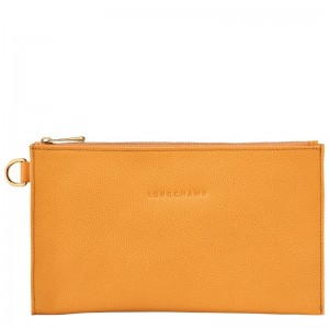 Longchamp Le Foulonné Pouch Albaricoque | ZO6718394