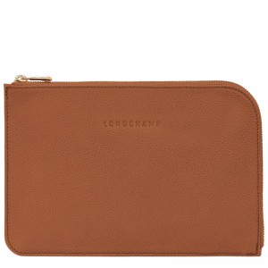 Longchamp Le Foulonné Pouch Caramel | GS4169507