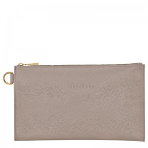 Longchamp Le Foulonné Pouch Turtledove | BS8459217