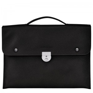 Longchamp Le Foulonné S Briefcase Negras | OQ6709425