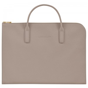 Longchamp Le Foulonné S Briefcase Turtledove | CW7189250