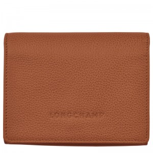 Longchamp Le Foulonné Wallet Caramel | ZE4853702