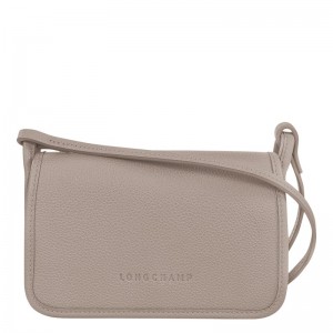 Longchamp Le Foulonné Xs Clutch Turtledove | UJ0571826