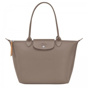 Longchamp Le Pliage City M Tote Bag Taupe | LG8602914