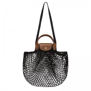 Longchamp Le Pliage Filet L Mesh Bag Negras | QT7925831