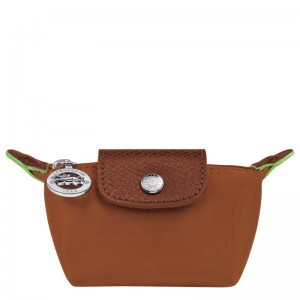 Longchamp Le Pliage Green Coin Purse Cognac | BH6047291