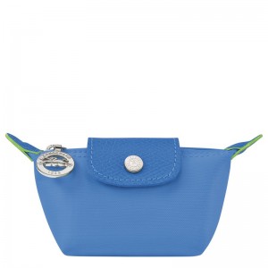 Longchamp Le Pliage Green Coin Purse Cornflower | AM7231046