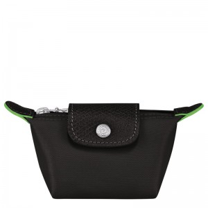 Longchamp Le Pliage Green Coin Purse Negras | VO0976254