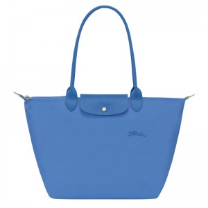 Longchamp Le Pliage Green L Tote Bag Cornflower | WF5476923