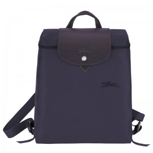 Longchamp Le Pliage Green M Backpack Bilberry | EN8953746