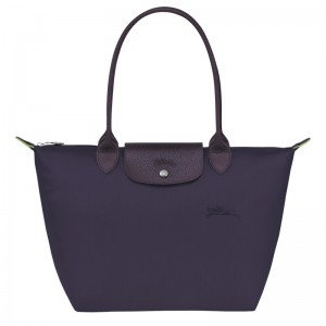 Longchamp Le Pliage Green M Tote Bag Bilberry | IN3915286