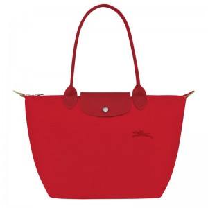 Longchamp Le Pliage Green M Tote Bag Tomato | YG3610785