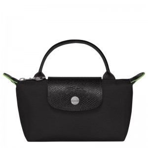 Longchamp Le Pliage Green Pouch With Handle Negras | BR1340729