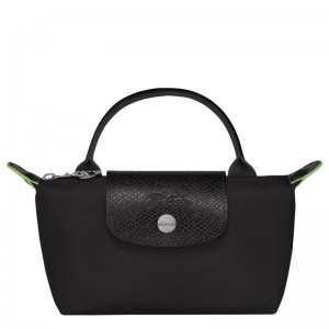 Longchamp Le Pliage Green Pouch With Handle Negras | JH0987613