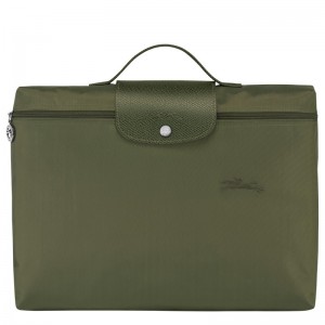 Longchamp Le Pliage Green S Briefcase Forest | AV3542780