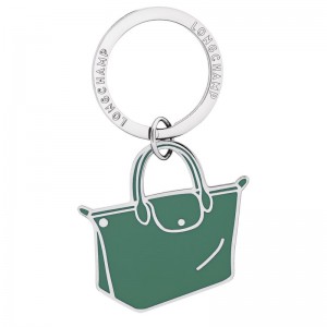 Longchamp Le Pliage Key Rings Sage | QY1079286