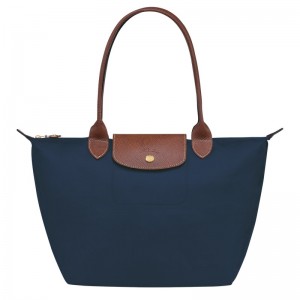 Longchamp Le Pliage Original M Tote Bag Azul Marino | KE5140986