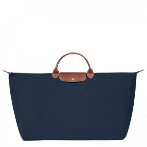 Longchamp Le Pliage Original M Travel Bag Azul Marino | VT7698503