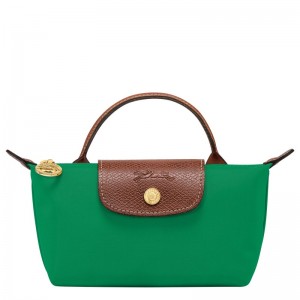 Longchamp Le Pliage Original Pouch With Handle Verde | NG5037629