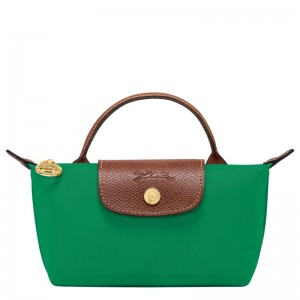 Longchamp Le Pliage Original Pouch With Handle Verde | WQ3408259