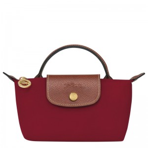 Longchamp Le Pliage Original Pouch With Handle Rojas | WG8462305