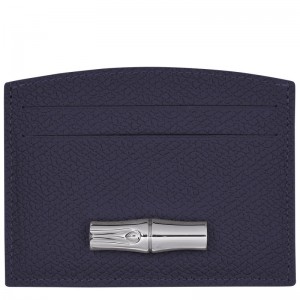 Longchamp Le Roseau Card Holder Bilberry | HA8314605