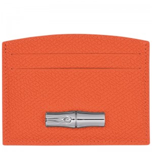 Longchamp Le Roseau Card Holder Naranjas | YM0193275