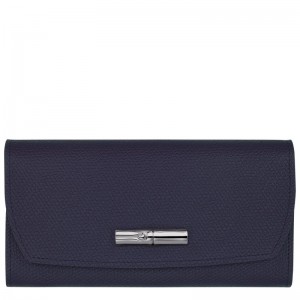 Longchamp Le Roseau Continental Wallet Bilberry | FZ7403298